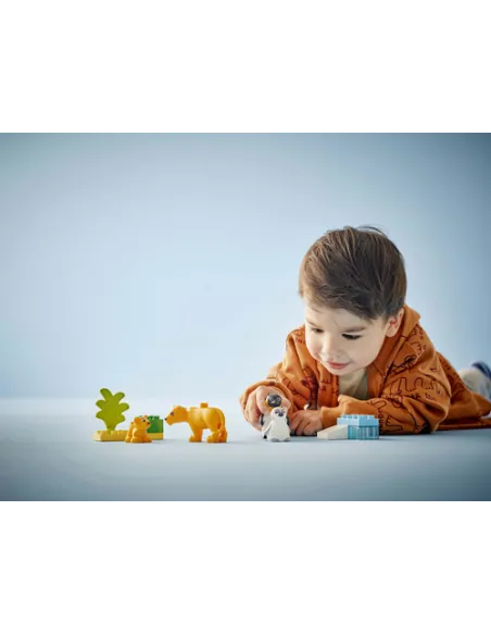 LEGO DUPLO Famiglie di animali: pinguini e leoni