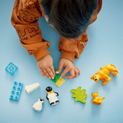 LEGO DUPLO Famiglie di animali: pinguini e leoni