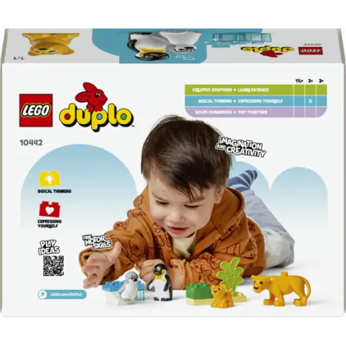 LEGO DUPLO Famiglie di animali: pinguini e leoni