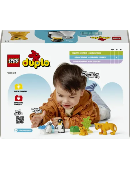LEGO DUPLO Famiglie di animali: pinguini e leoni