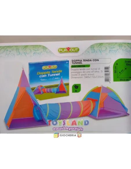 DOPPIA TENDA CON TUNNEL (GGI190156)