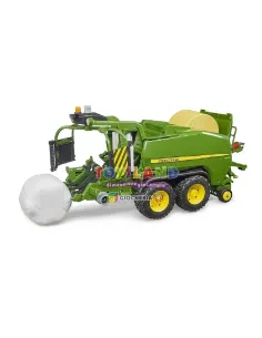 BRUDER Rimorchio John Deere Pressaballe C441R 2