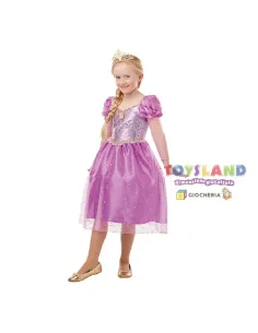 COSTUME RAPERONZOLO GLITTER/SPARK DELUXE (300165-M)