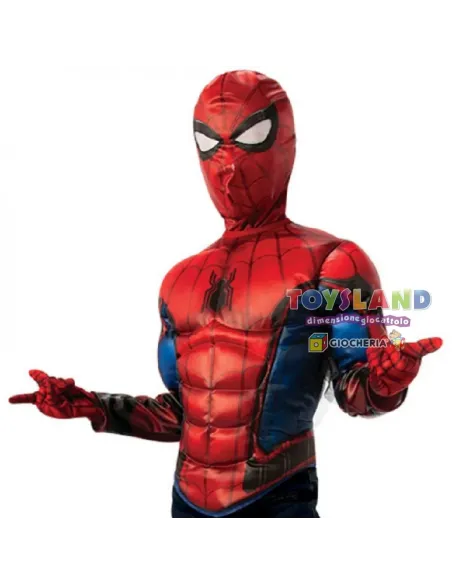 TOP SPIDERMAN DELUXE CON MUSCOLI ED ACCESSORI (40321)