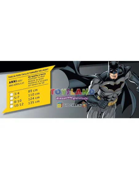COSTUME BATMAN CON MUSCOLI 10/12 (11671.10-12)