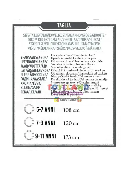 COSTUME HARRY POTTER (11727.7-9)