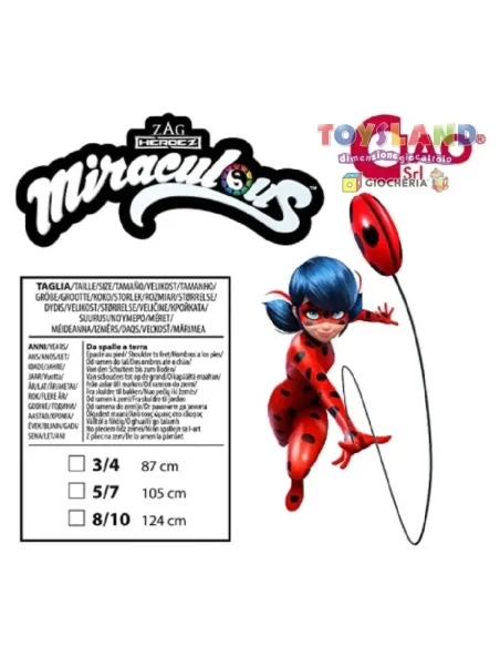 COSTUME MIRACULOUS LADYBUG 8/10 (11736.8-10)