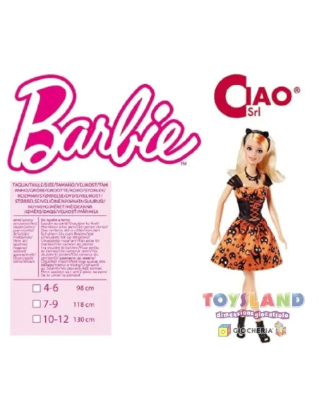 COSTUME BARBIE STREGA DEI GATTI (11658.10-12)