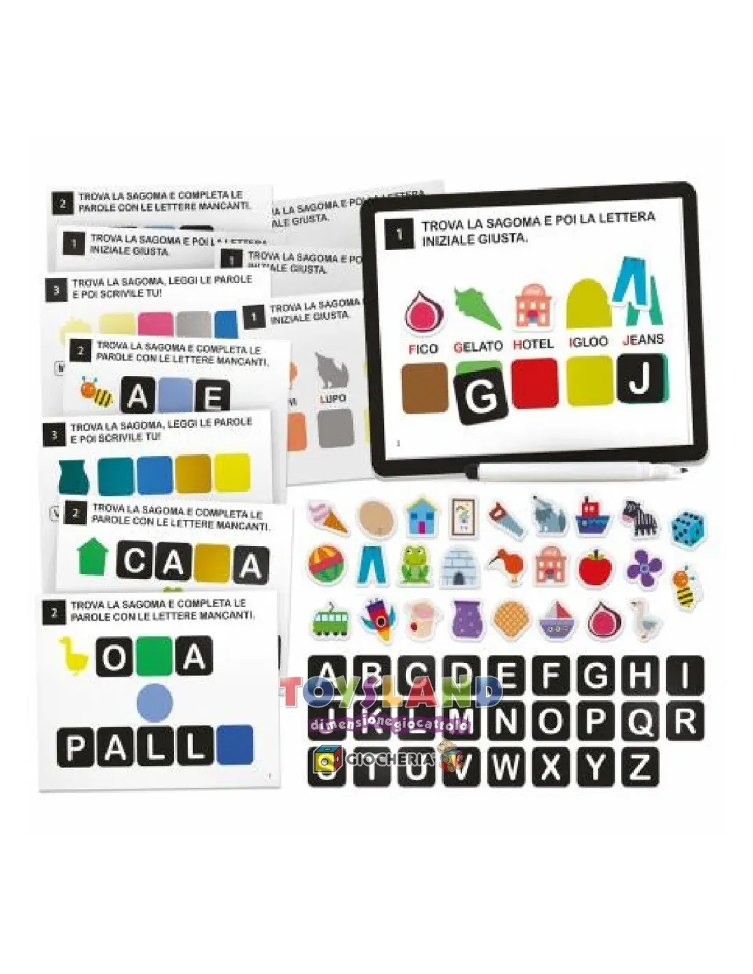 Il Mio Primo Dizionario In Stampatello Maiuscolo - Libro Per Bambini Edizione A Colori