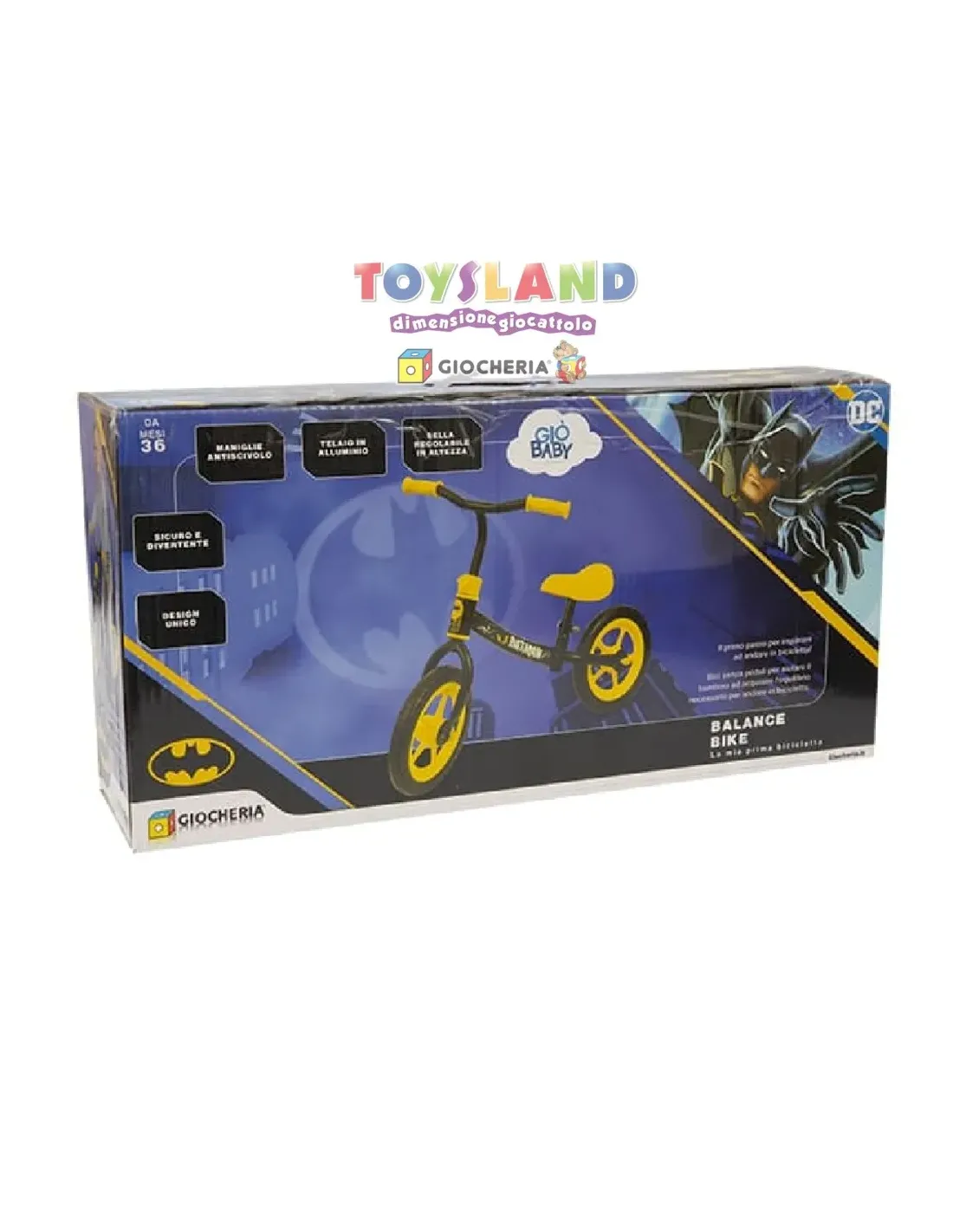 BICI BALANCE BATMAN GGI210122, Batman balance bike | Toysland