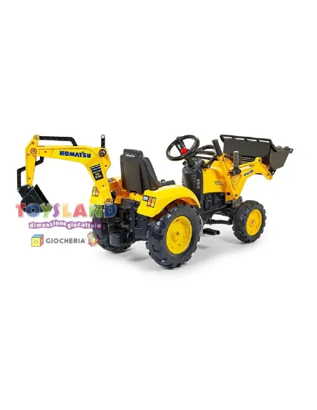 ESCAVATORE KOMATSU +BENNA POST+RIMORCHIO (2086Y)