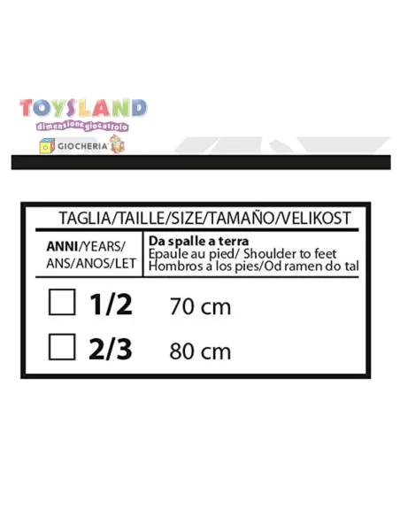 COSTUME SCOOBY-DOO 1/2 anni (11715.1-2)