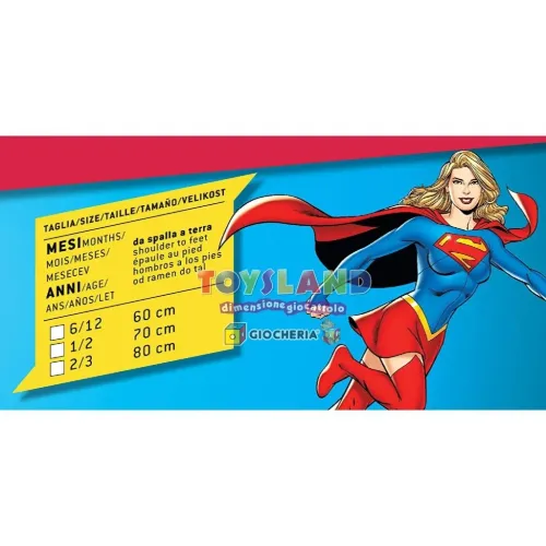 COSTUME SUPERGIRL 6/12 MESI (11719.6-12)