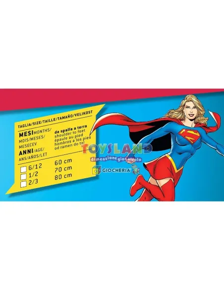 COSTUME SUPERGIRL 1/2 anni (11719.1-2)