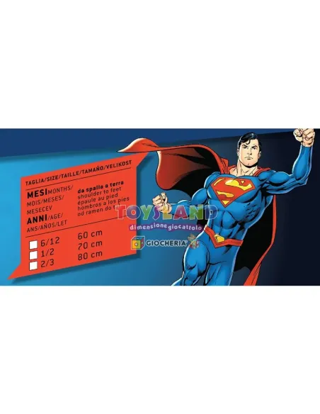 COSTUME SUPERMAN 6/12 MESI (11710.6-12)