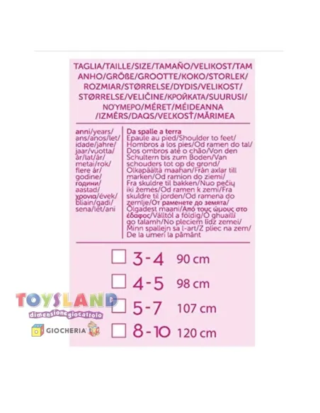 COSTUME BARBIE BALLERINA 8/10 anni (11660.8-10)
