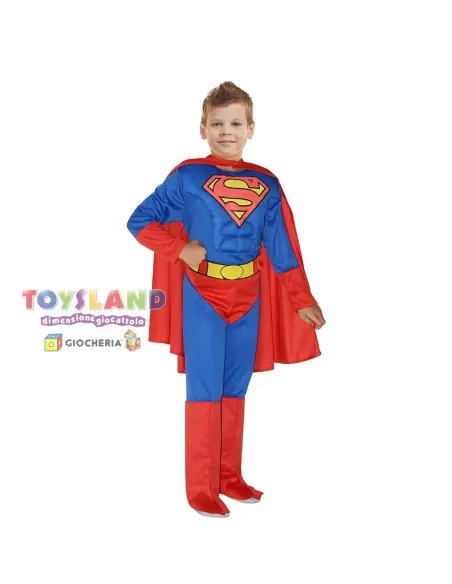 COSTUME SUPERMAN Con MUSCOLI 10/12 anni (11699.10-12)