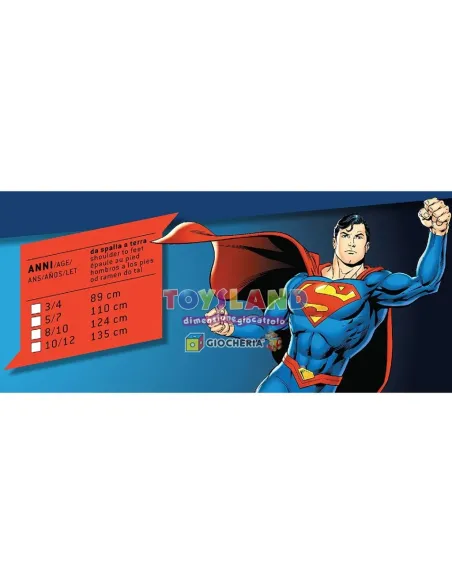 COSTUME SUPERMAN Con MUSCOLI 10/12 anni (11699.10-12)