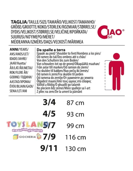 COSTUME BIANCANEVE 7/9 anni (23005.7-9)