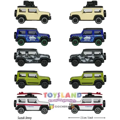 MODELLINI AUTO SUZUKI JIMNY 5 PEZZI (212053177)