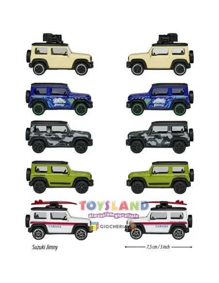 MODELLINI AUTO SUZUKI JIMNY 5 PEZZI (212053177)