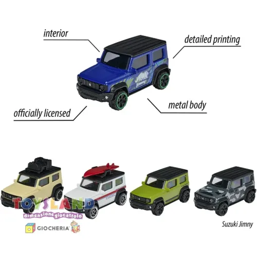 MODELLINI AUTO SUZUKI JIMNY 5 PEZZI (212053177)