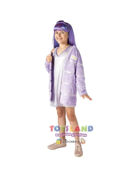COSTUME RAINBOW VIOLET Con PARRUCCA 4/6 anni (11186.4-6)