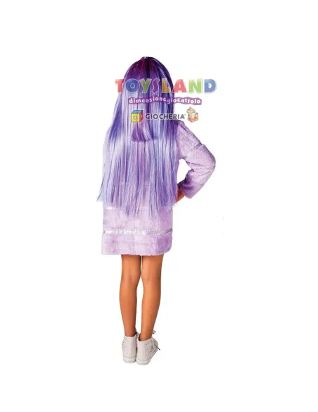 COSTUME RAINBOW VIOLET Con PARRUCCA 4/6 anni (11186.4-6)