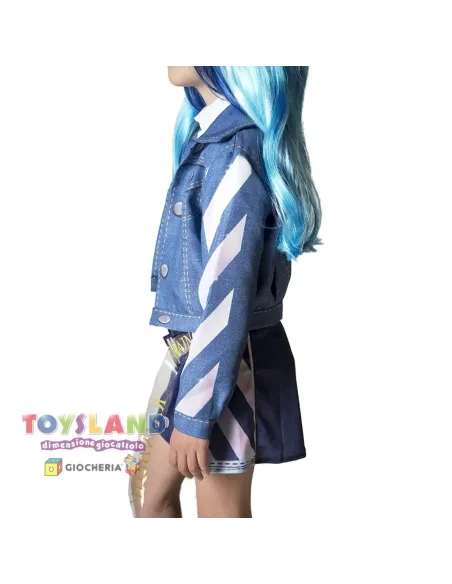 COSTUME RAINBOW SKYLER Con PARRUCCA 4/6 anni (11187.4-6)