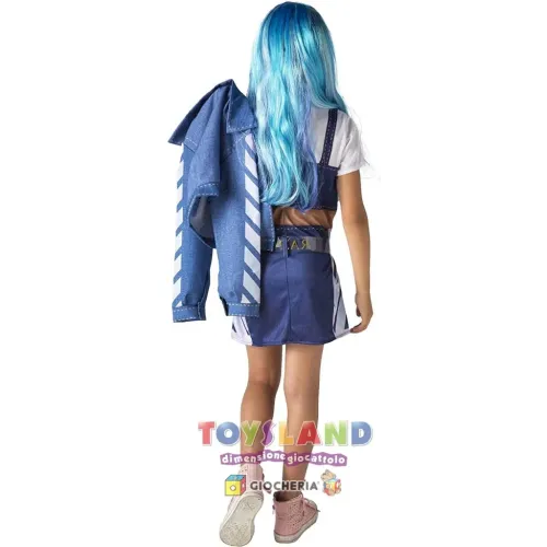 COSTUME RAINBOW SKYLER Con PARRUCCA 4/6 anni (11187.4-6)